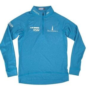 KJUS Mens ZACH JOHNSON Golf Pullover Size S Masters Half Zip